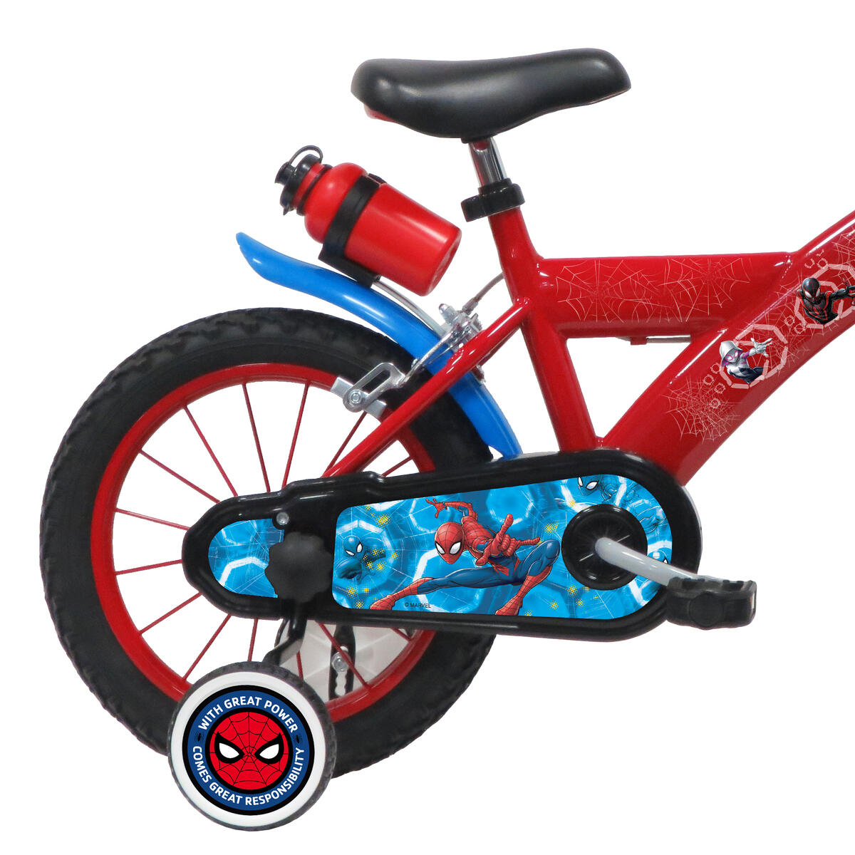 Vélo Enfant 14" Spider-Man 4-6 Ans