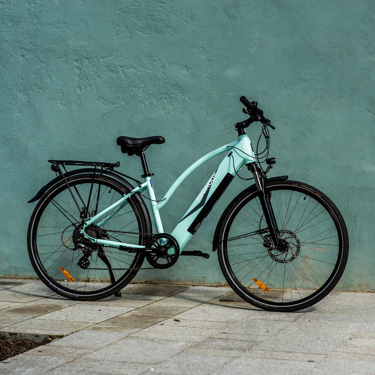 Vélo tout chemin électrique NEOMOUV RAIPON Bleu