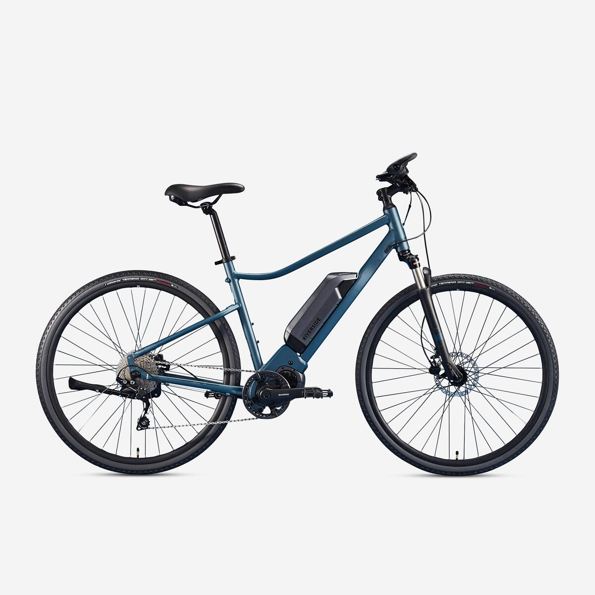 Vélo Tout Chemin électrique RIVERSIDE 540 E BLEU