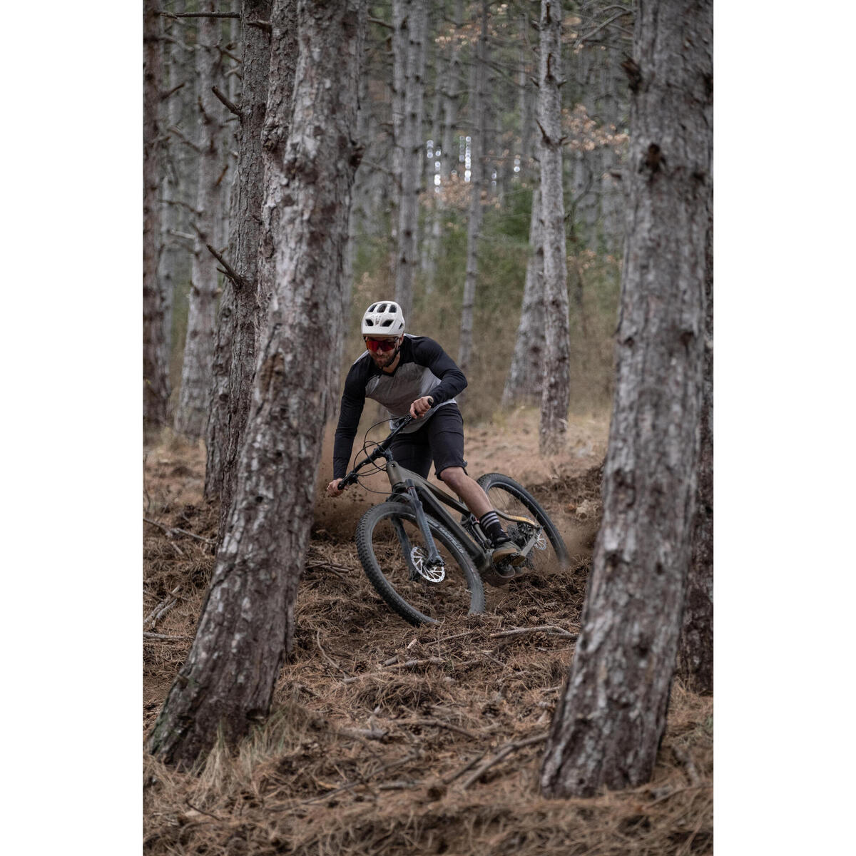 Vélo Vtt électrique tout suspendu 29" STILUS E-ALL MOUNTAIN Ocre