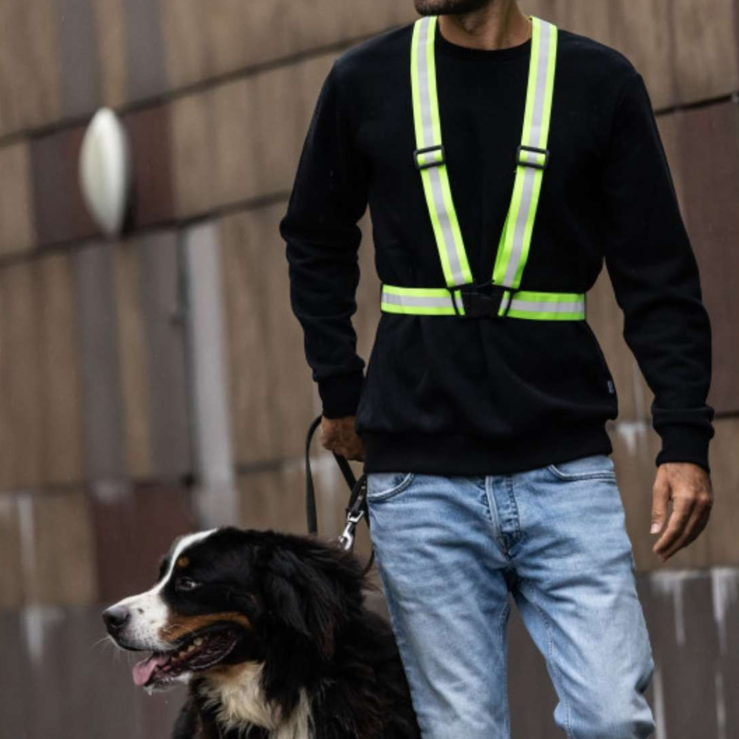 Harnais réfléchissant fluo haute visibilité