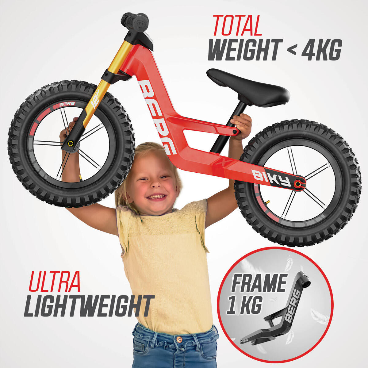 Vélo enfant draisienne BERG Biky Cross 12 inch