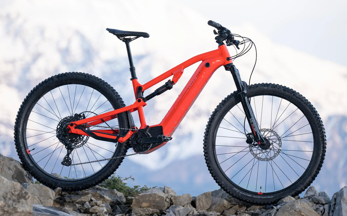 Vélo VTT électrique tout suspendu 29" E-EXPL 520 S Rouge vif