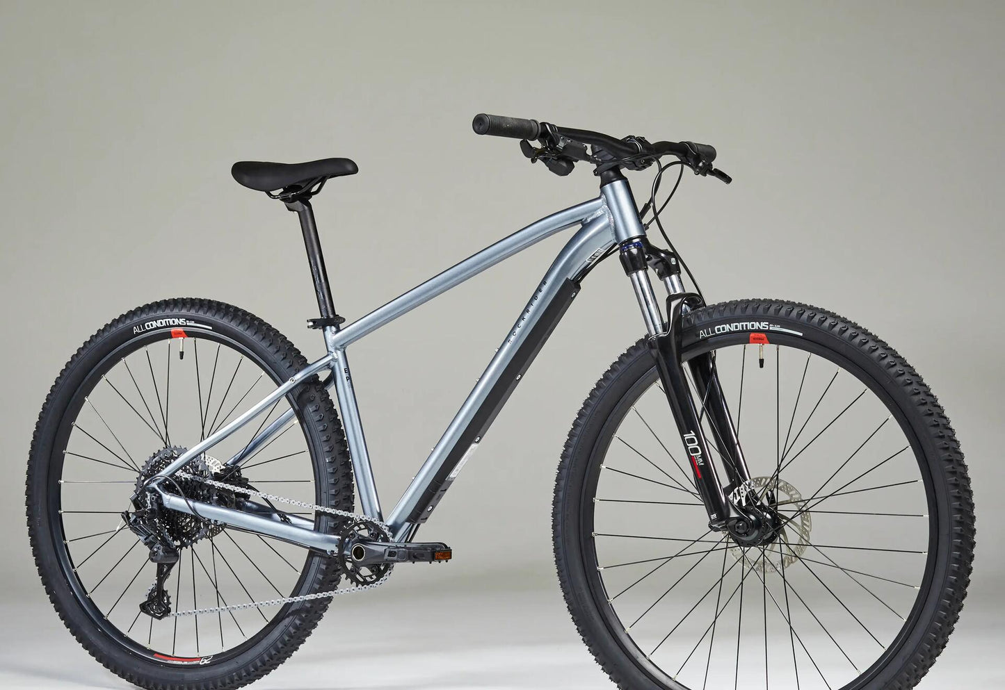 Vélo Vtt randonnée EXPLORE 520 GRIS ROUGE 29"