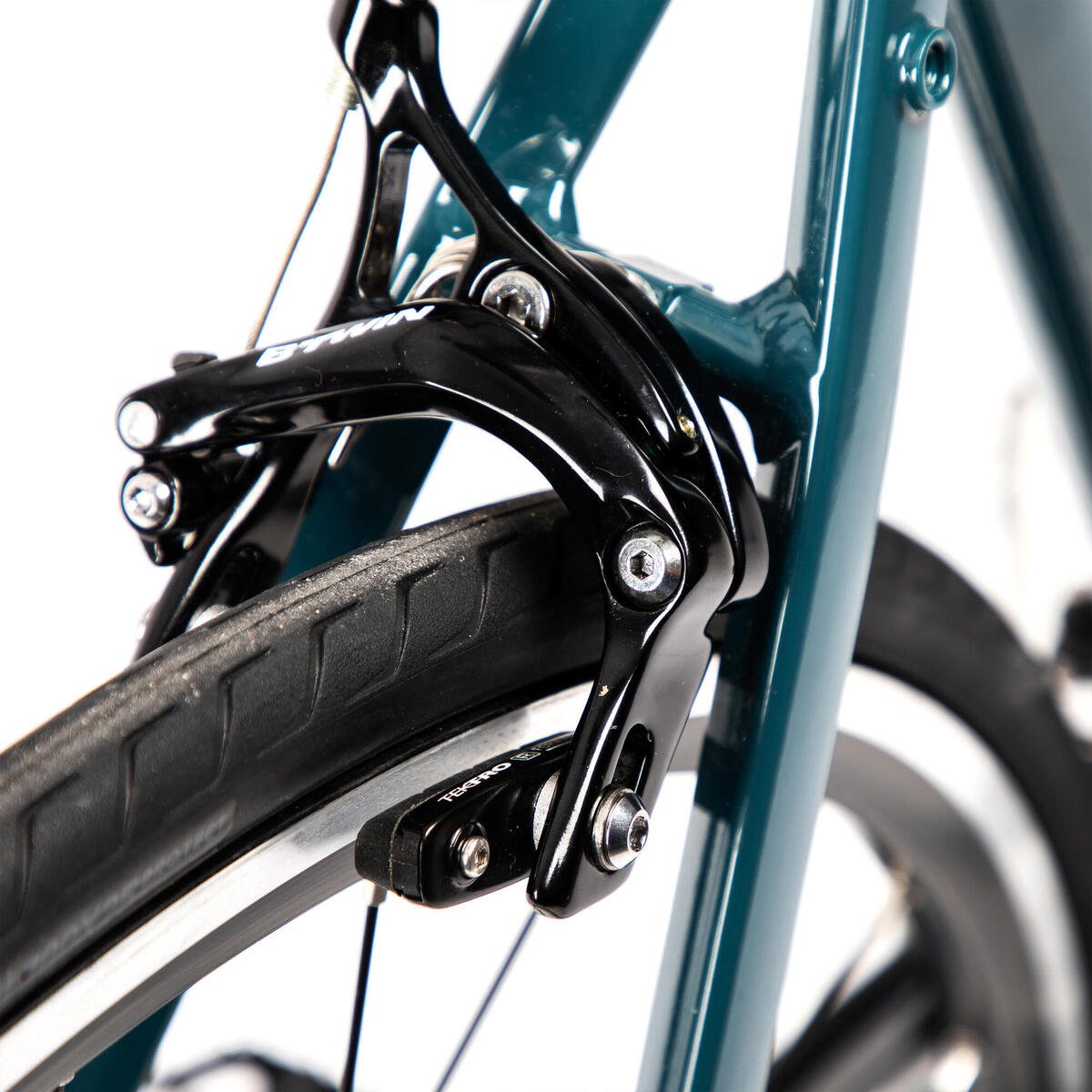 Triban Regular Femme cintre plat émeraude