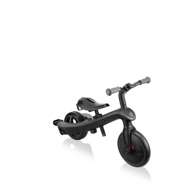 Tricycle évolutif EXPLORER 4 en 1 Noir-Gris