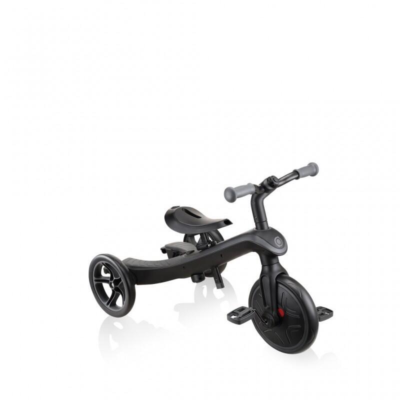 Tricycle évolutif EXPLORER 4 en 1 Noir-Gris