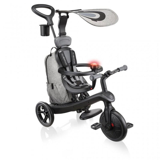 Tricycle évolutif EXPLORER 4 en 1 Noir-Gris