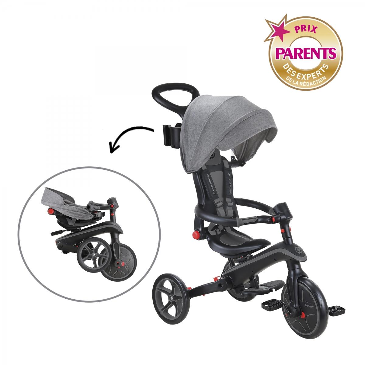 Tricycle EXPLORER 4-en-1 Évolutif et Pliable