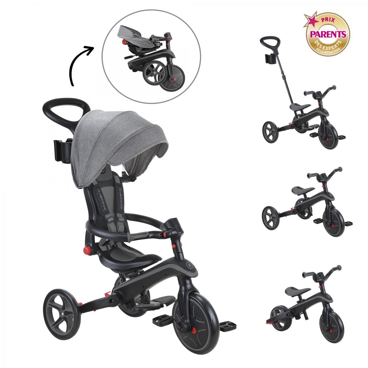 Tricycle EXPLORER 4-en-1 Évolutif et Pliable