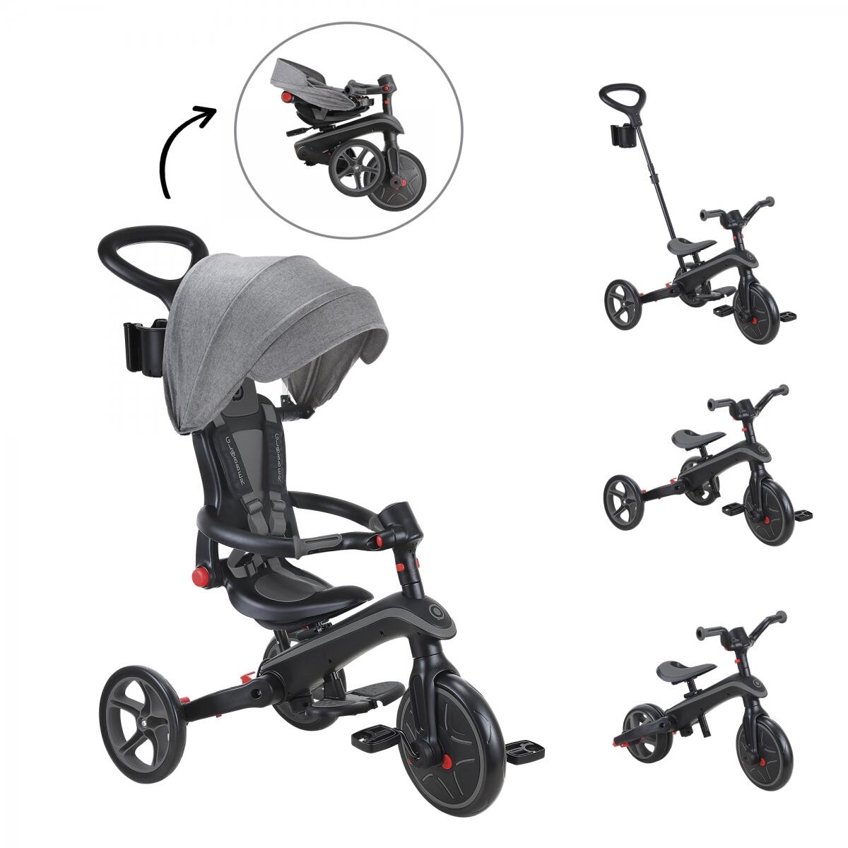 Tricycle EXPLORER 4-en-1 Évolutif et Pliable