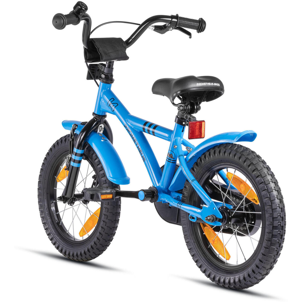 Vélo 14" enfant 3-5 ans avec roues stabilisateurs et rétropédalage