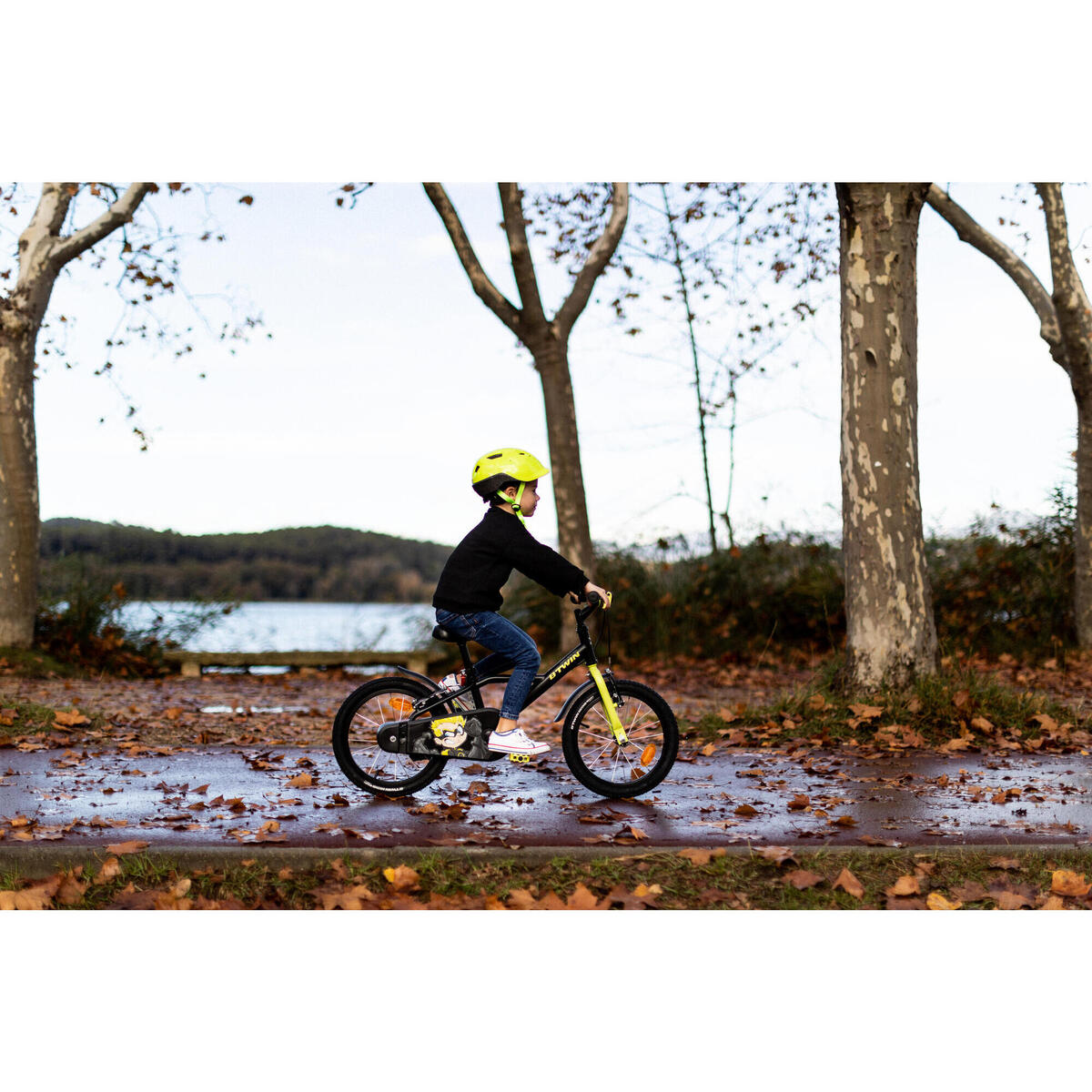 Vélo 16" 4-6 ANS 500 DARK HERO