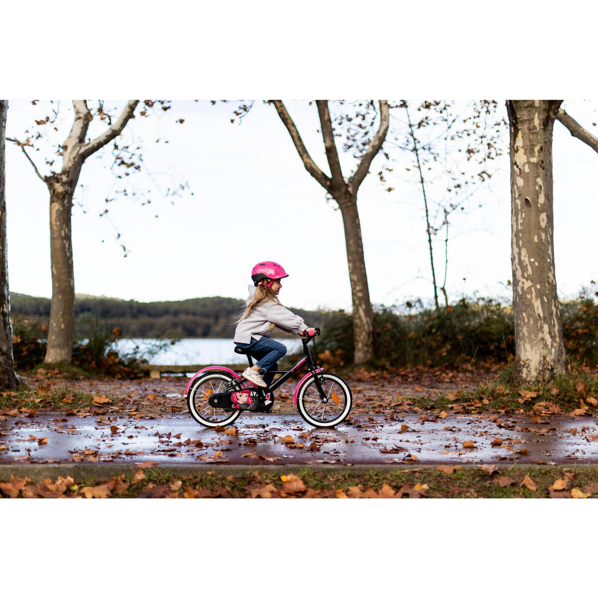 Vélo 16" 4-6ans 500 SPY HERO GIRL