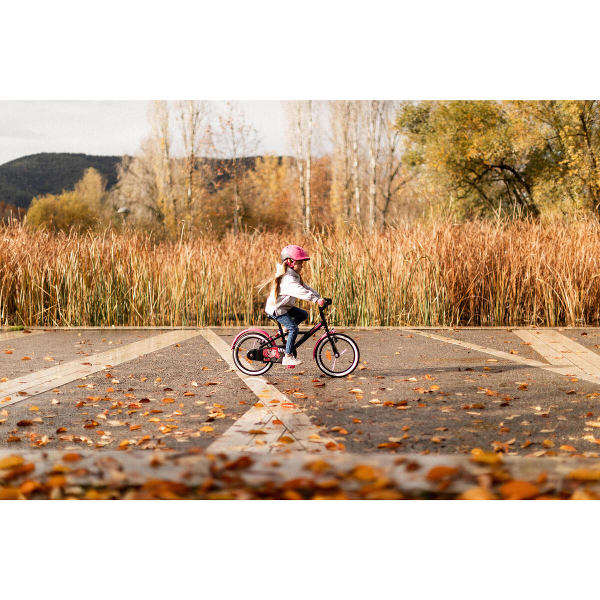 Vélo 16" 4-6ans 500 SPY HERO GIRL