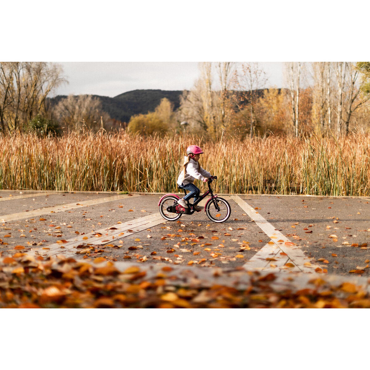 Vélo 16" 4-6ans 500 SPY HERO GIRL