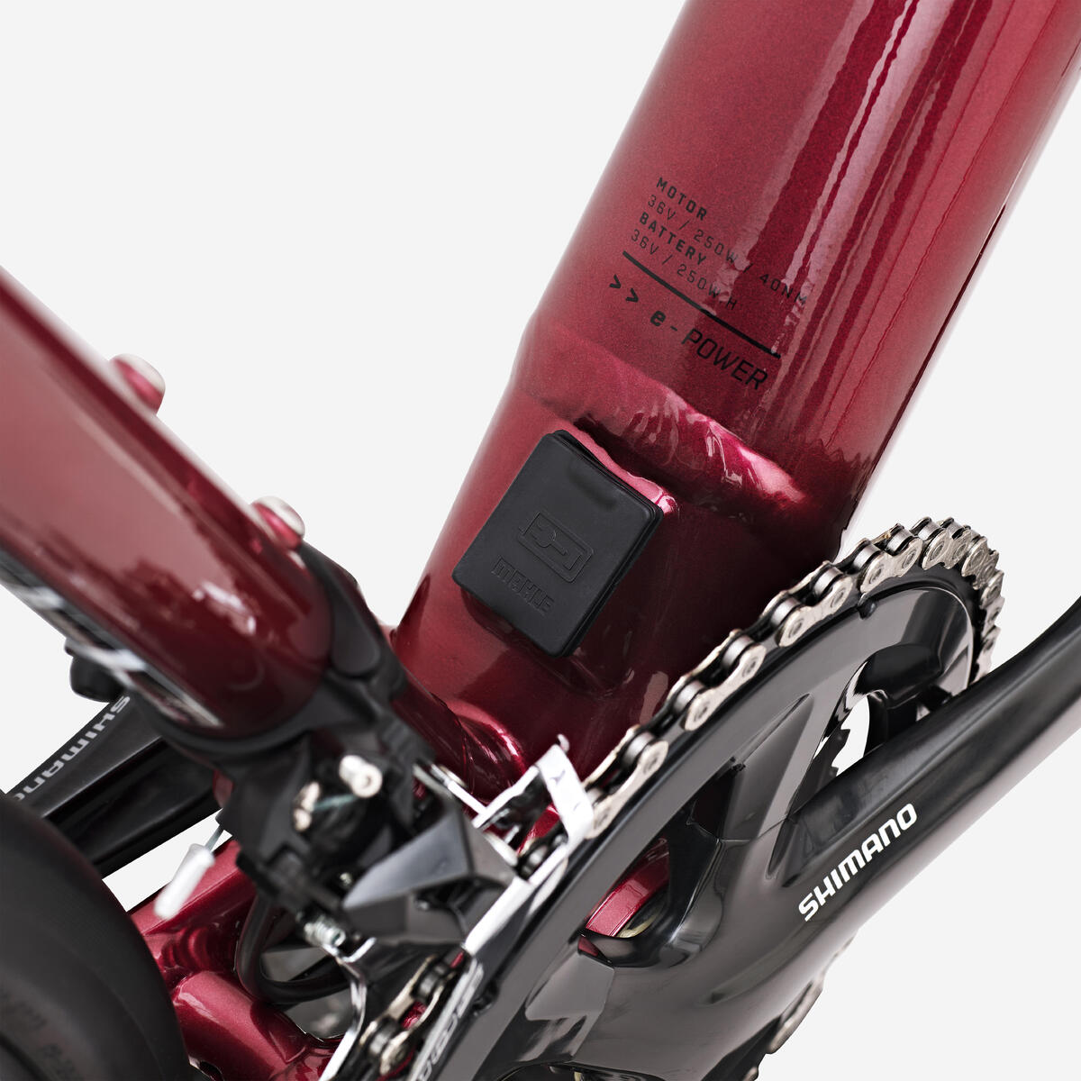 Vélo de route à assistance électrique E-EDR AF Shimano 105 2x11S rouge