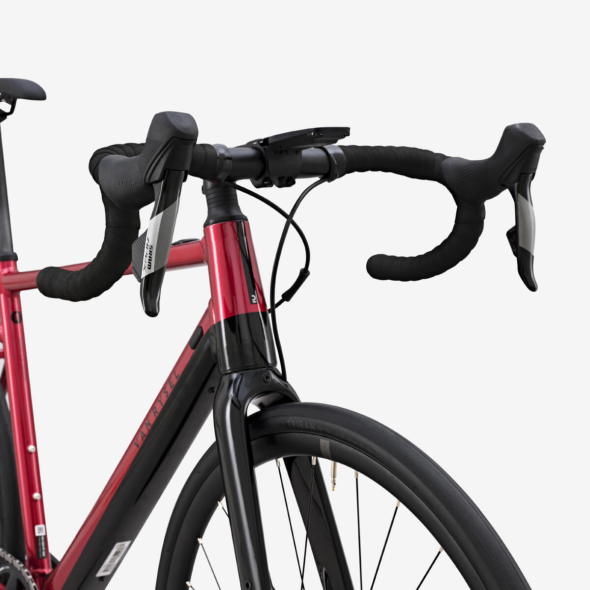 Vélo de route à assistance électrique - E-EDR AF SRAM APEX AXS 1x12 rouge