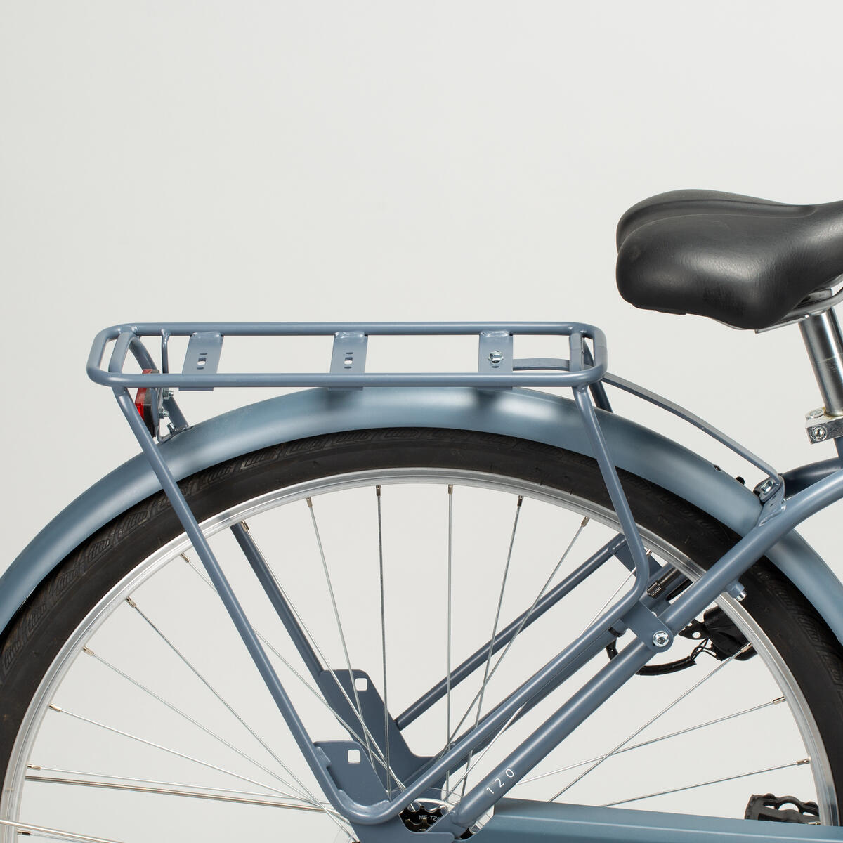 Vélo de ville ELOPS 120 à CADRE BAS BLEU