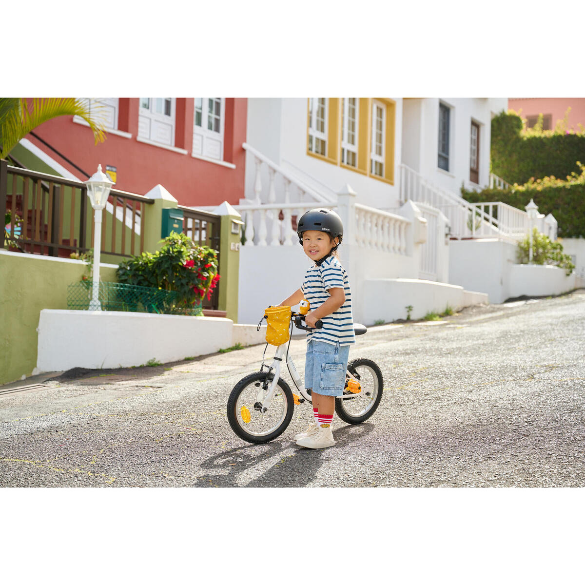 Vélo Enfant 3-5 ANS 14" DISCOVER 100 Blanc