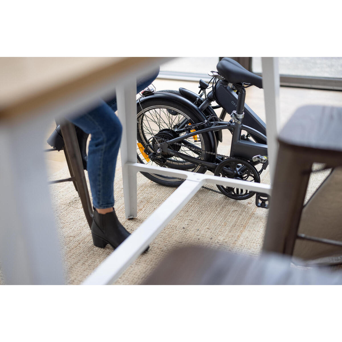 Vélo Pliant a Assistance électrique TILT 500 GRIS NOIR