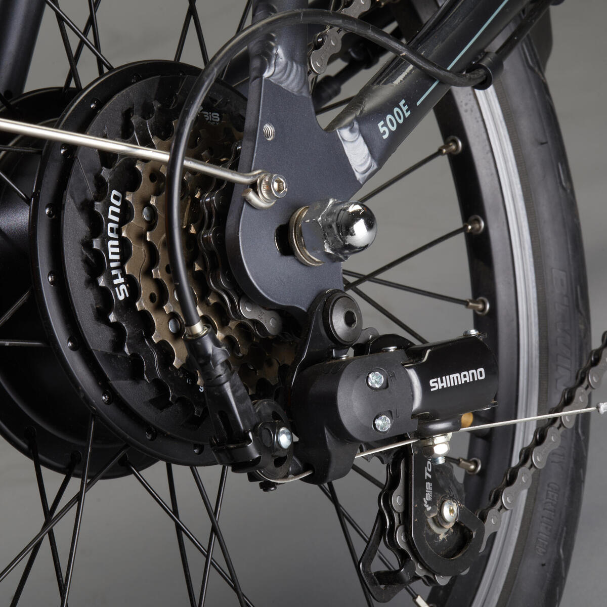 Vélo Pliant a Assistance électrique TILT 500 GRIS NOIR