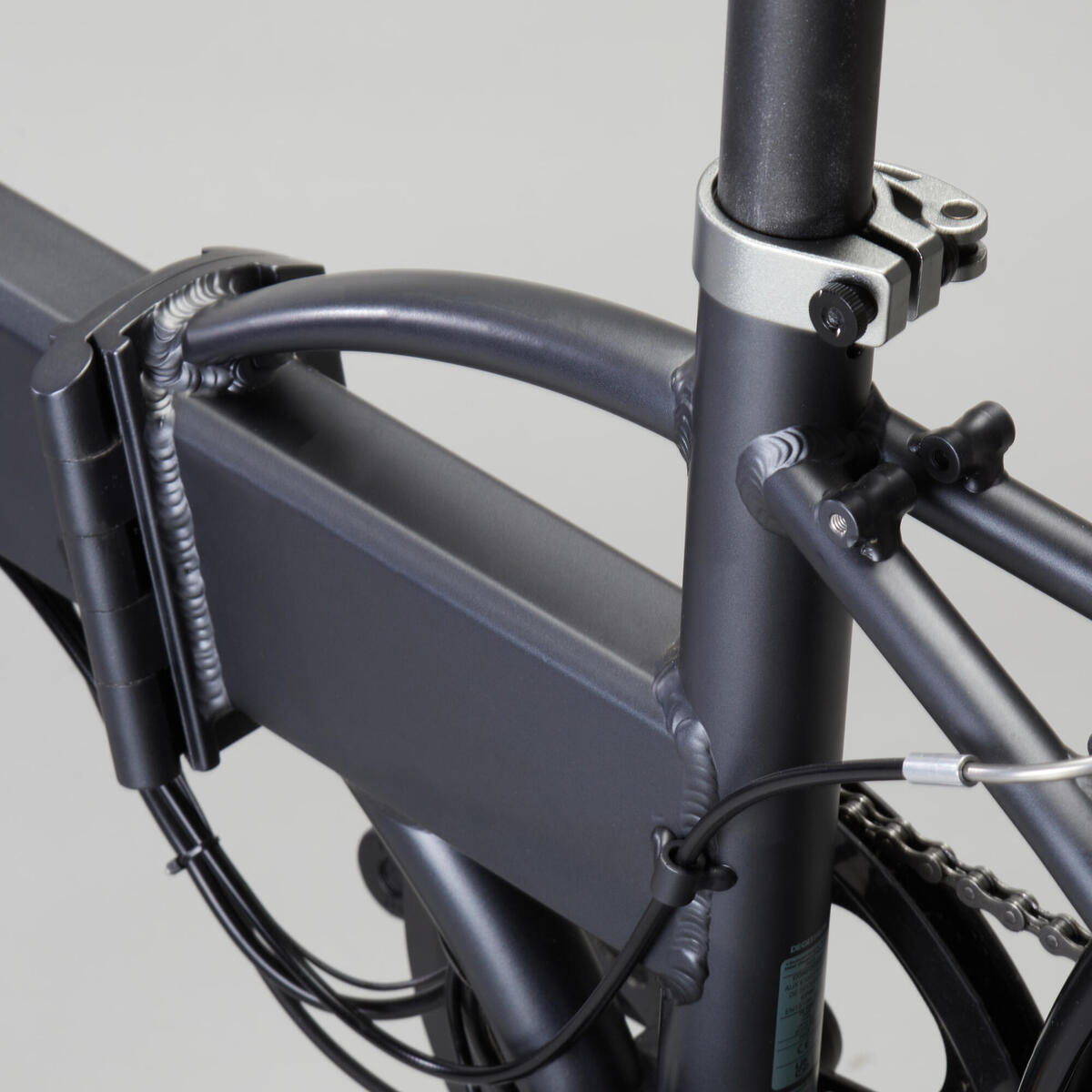 Vélo Pliant a Assistance électrique TILT 500 GRIS NOIR