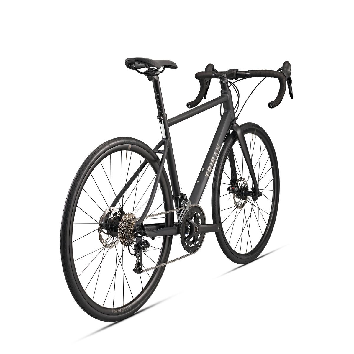 Vélo route CYCLOTOURISTE RC500 MICROSHIFT 9V GRIS