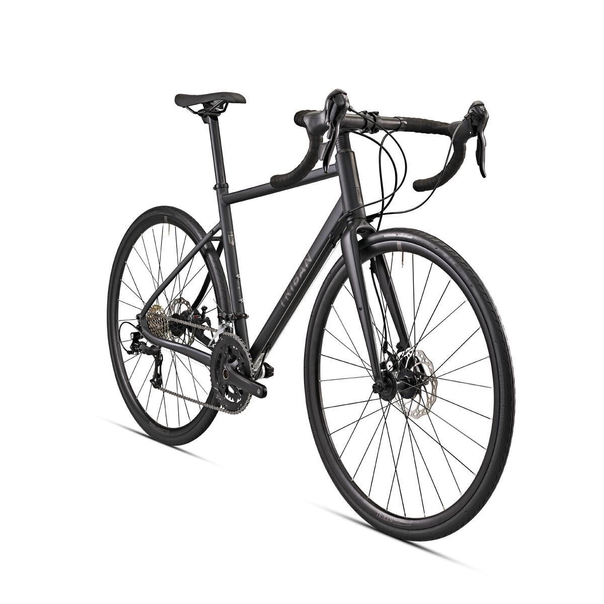 Vélo route CYCLOTOURISTE RC500 MICROSHIFT 9V GRIS