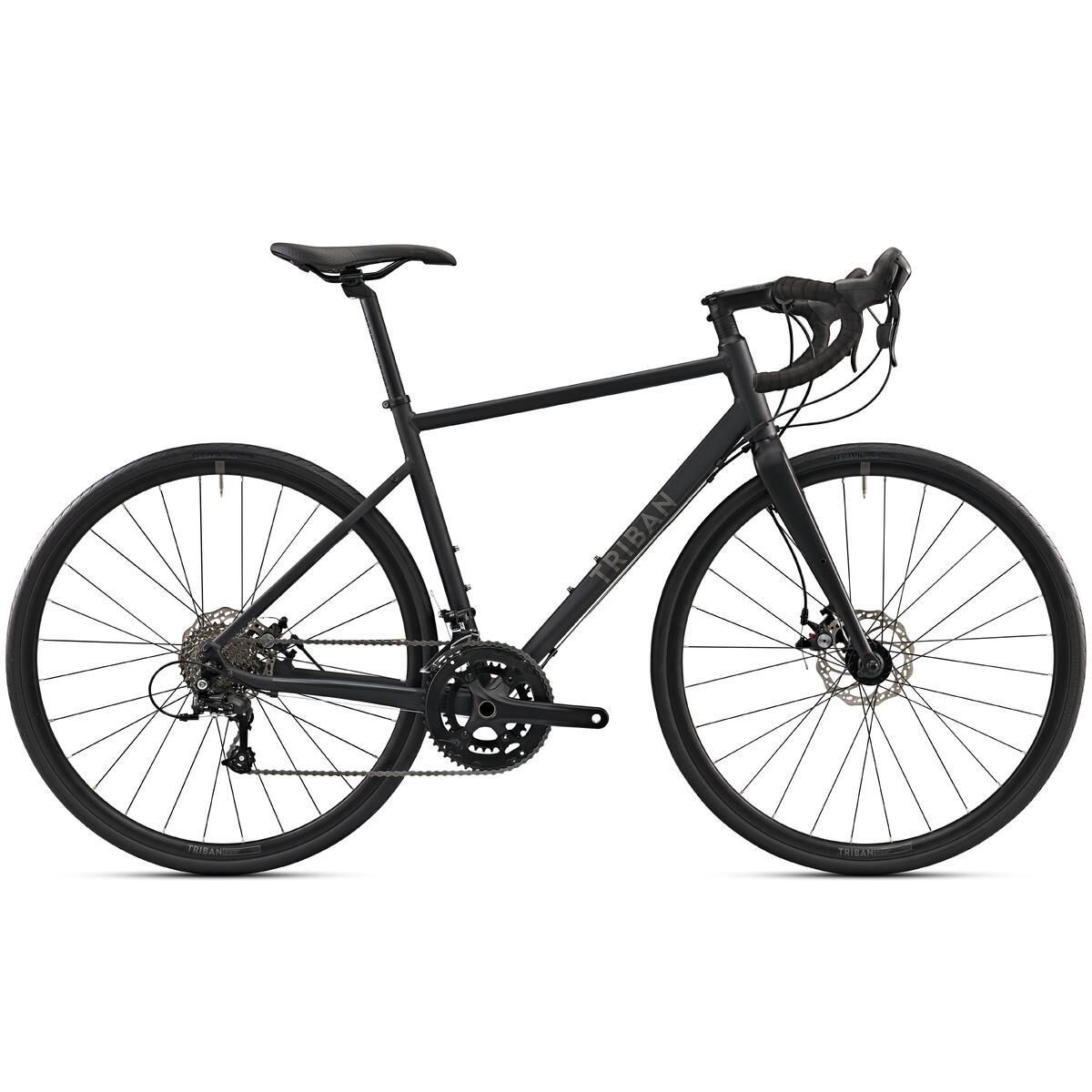 Vélo route CYCLOTOURISTE RC500 MICROSHIFT 9V GRIS
