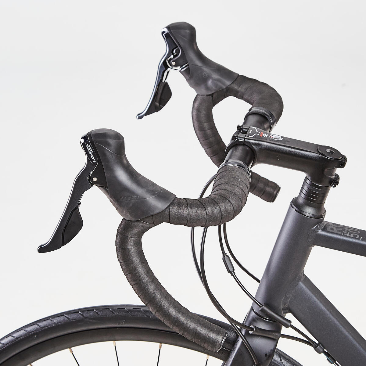 Vélo route CYCLOTOURISTE TRIBAN RC500 NOIR