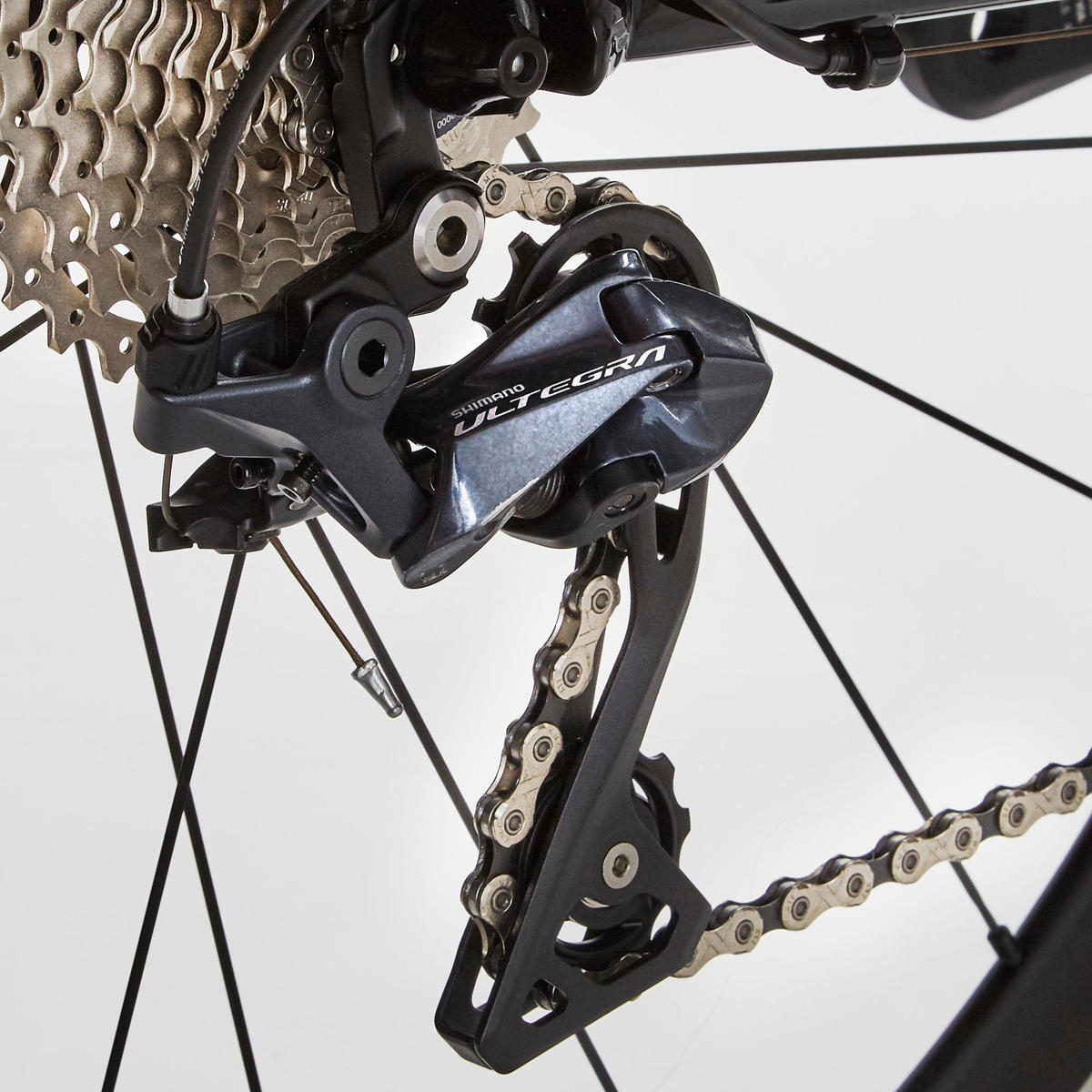 Vélo route EDR AF ULTEGRA BLANC NOIR