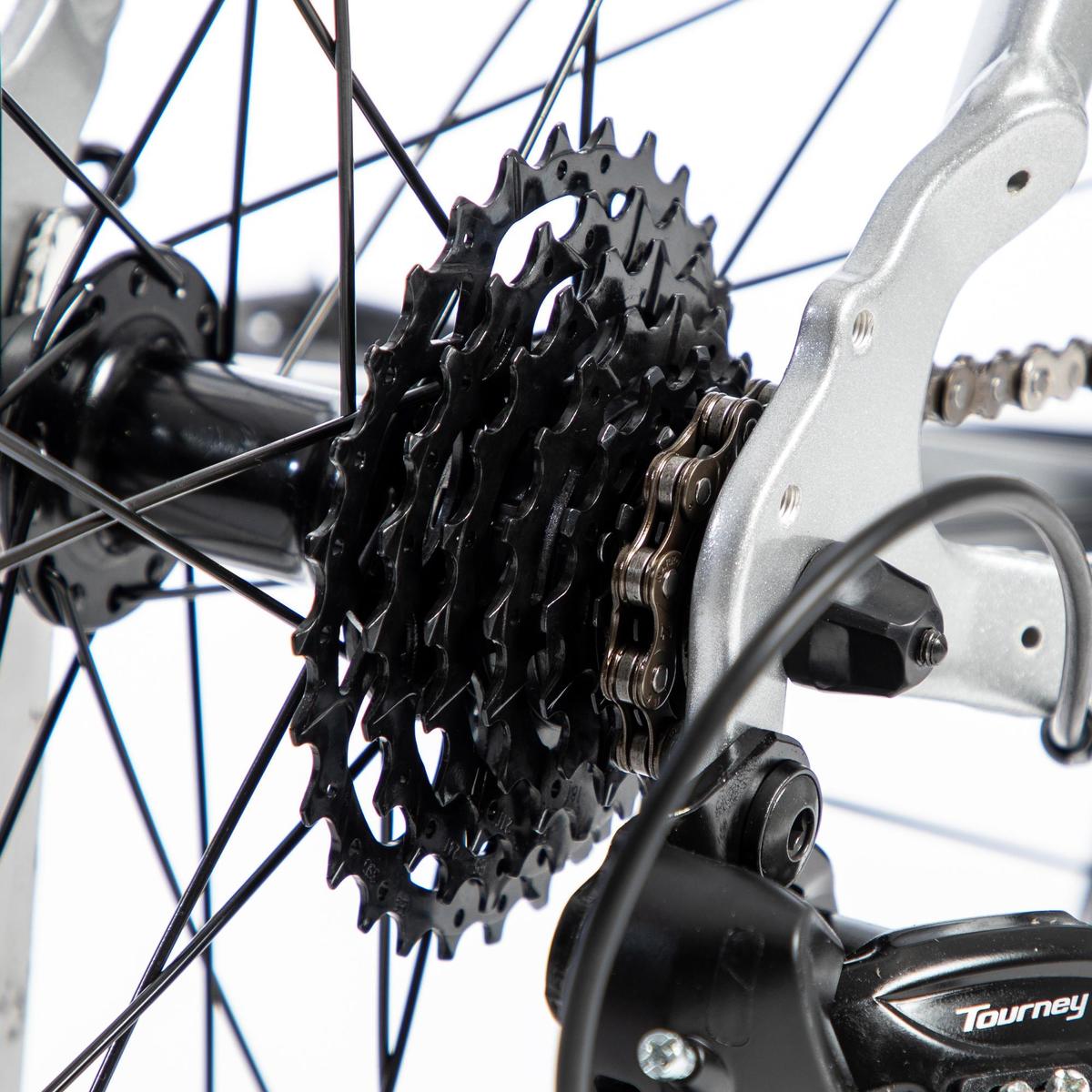 Vélo de route homme CYCLOTOURISME RC100 GRIS