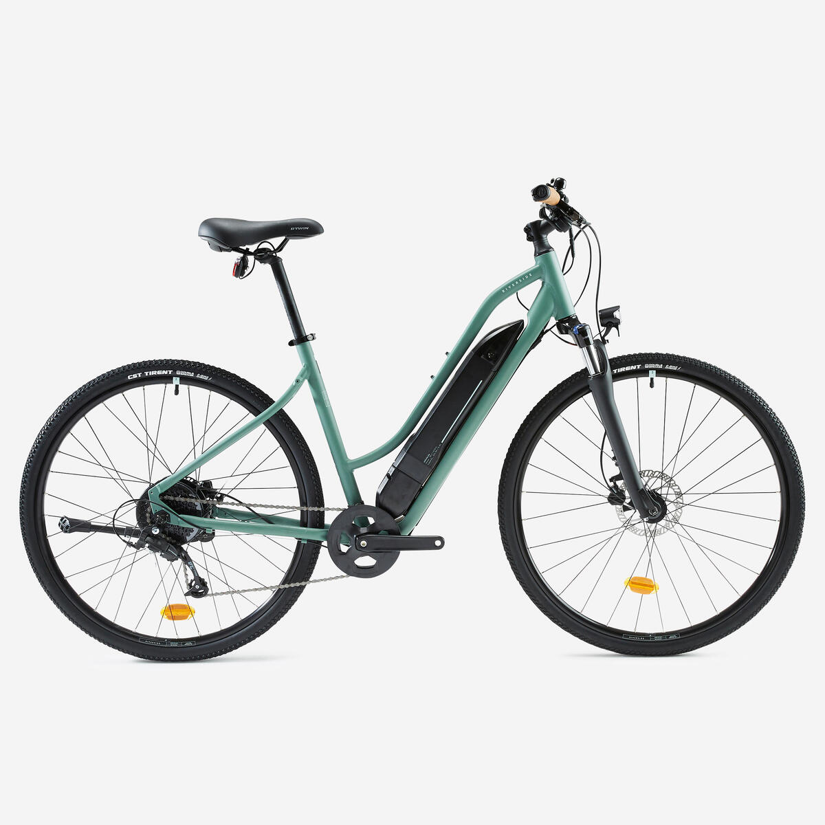 Vélo tout chemin électrique Riverside 520 E vert