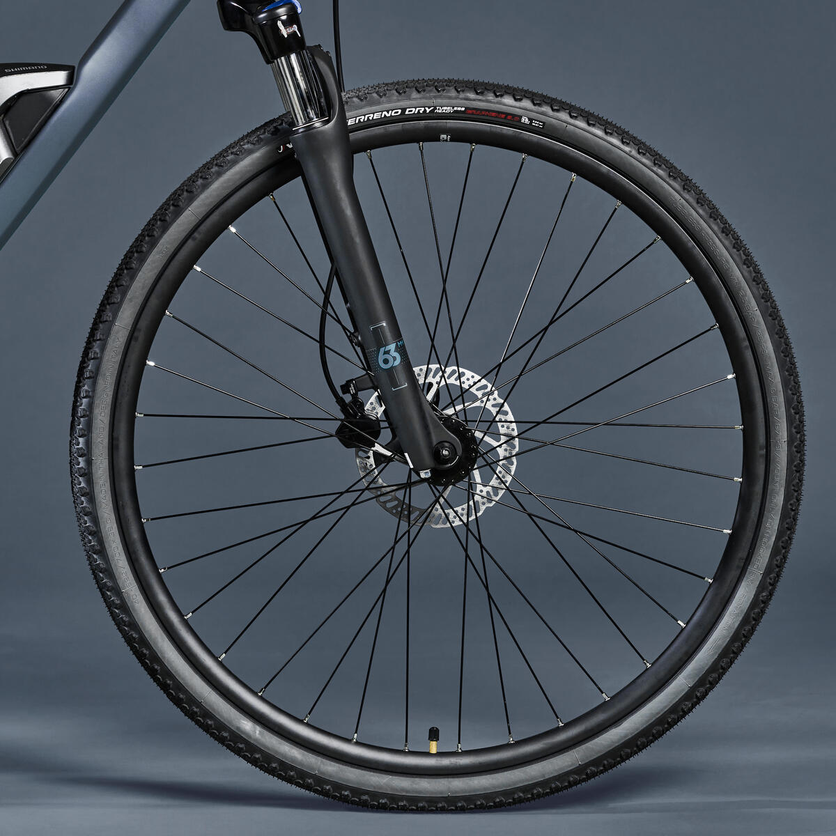 Vélo Tout Chemin électrique RIVERSIDE 540 E BLEU