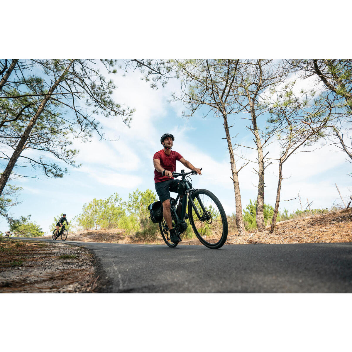 Vélo Tout Chemin électrique RIVERSIDE 540 E BLEU