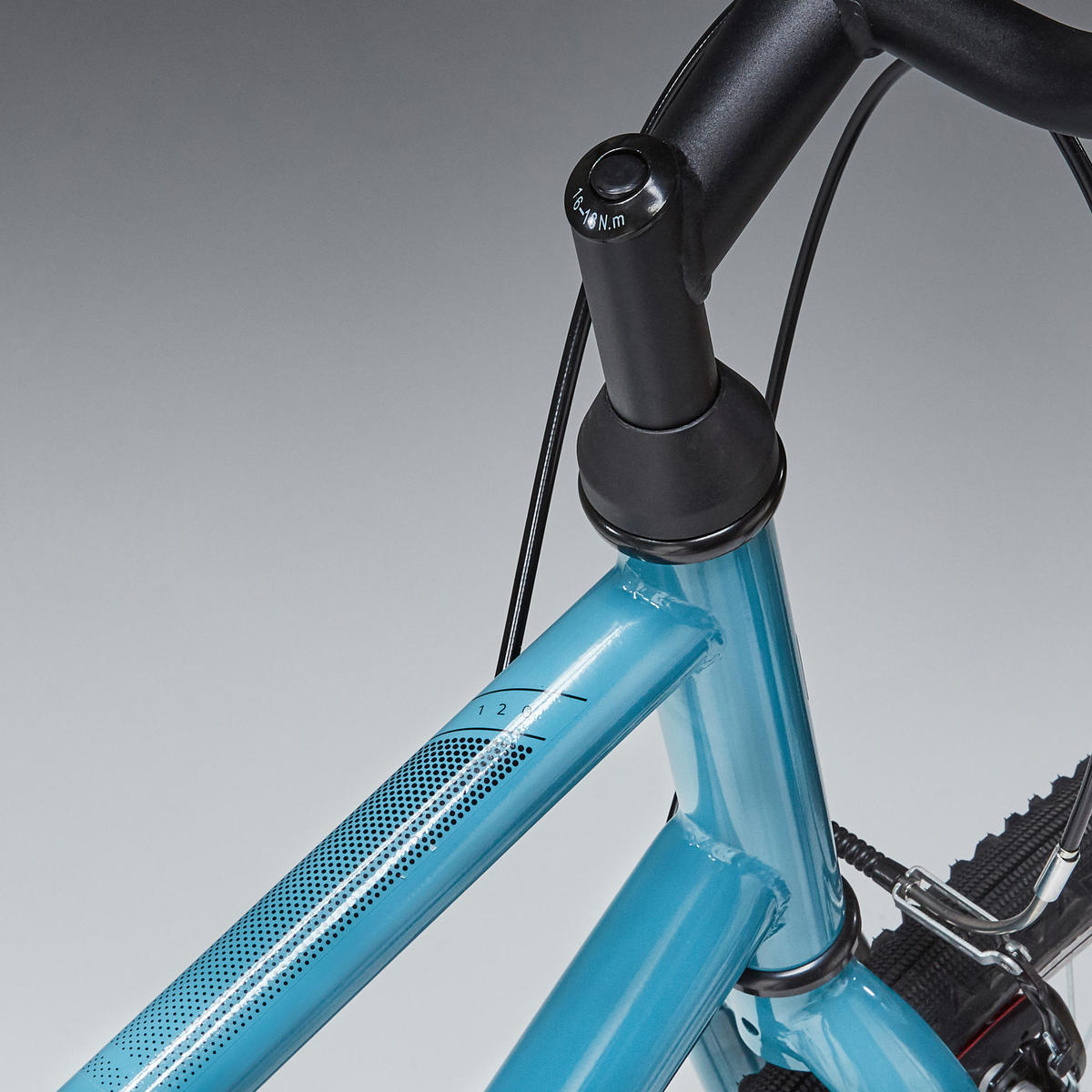 Vélo Tout Chemin RIVERSIDE 120 BLEU PETROL NOIR