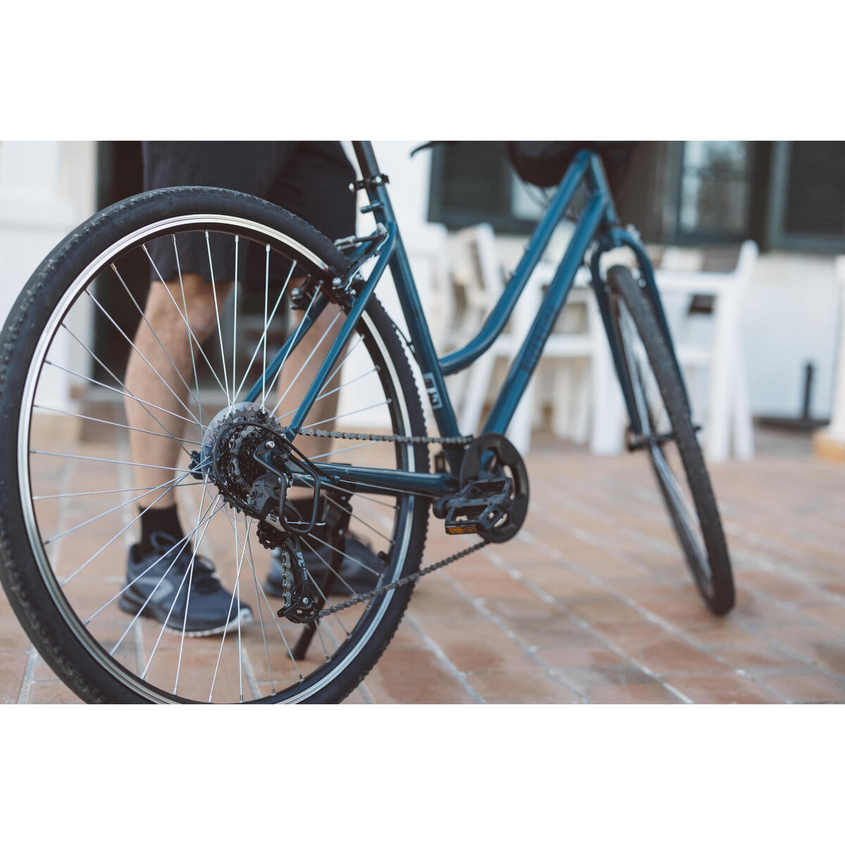 Vélo tout chemin RIVERSIDE 120 ENJAMBEMENT BAS