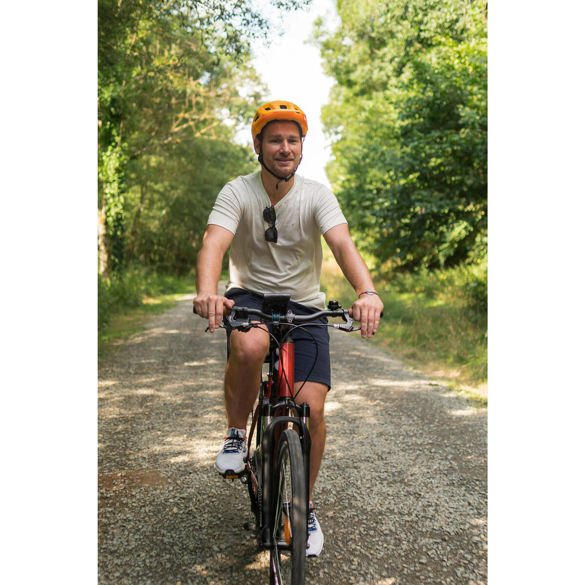 Vélo tout chemin RIVERSIDE 500 ENJAMBEMENT BAS