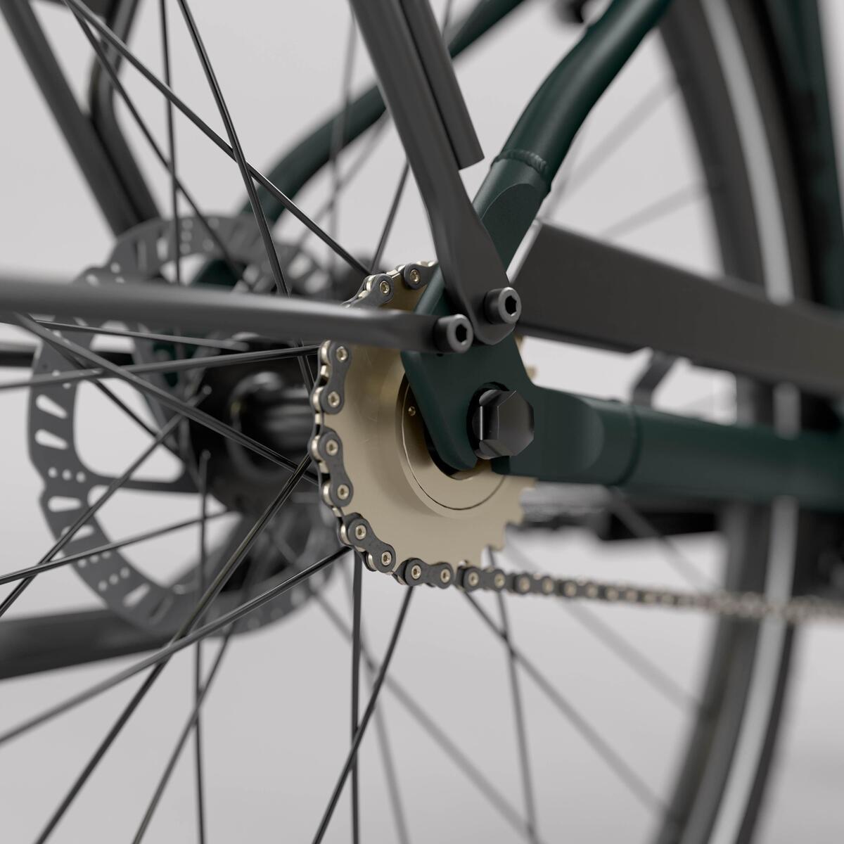 Vélo ville électrique à moteur automatique OWURU CADRE HAUT LD 920 E