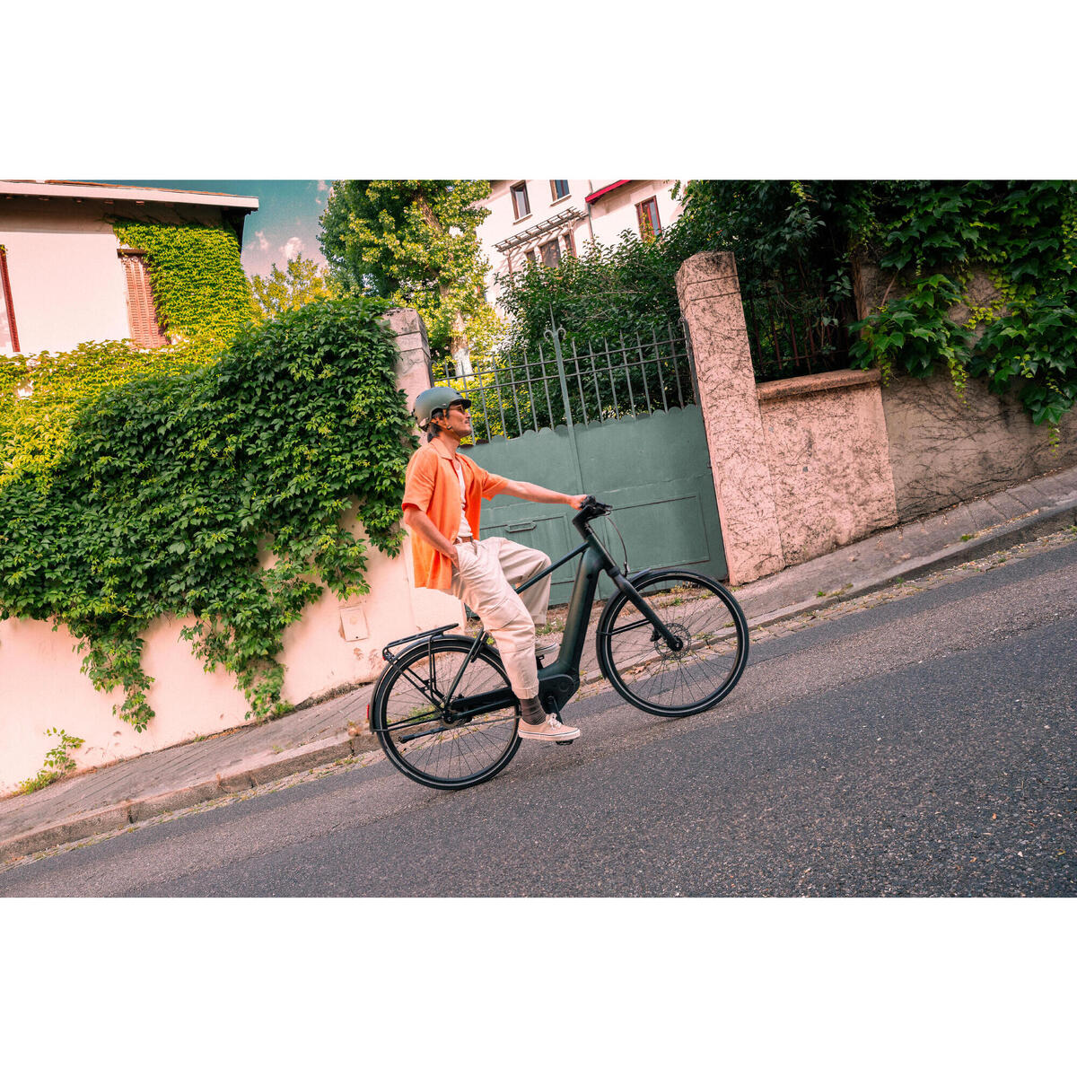 Vélo ville électrique à moteur automatique OWURU CADRE HAUT LD 920 E