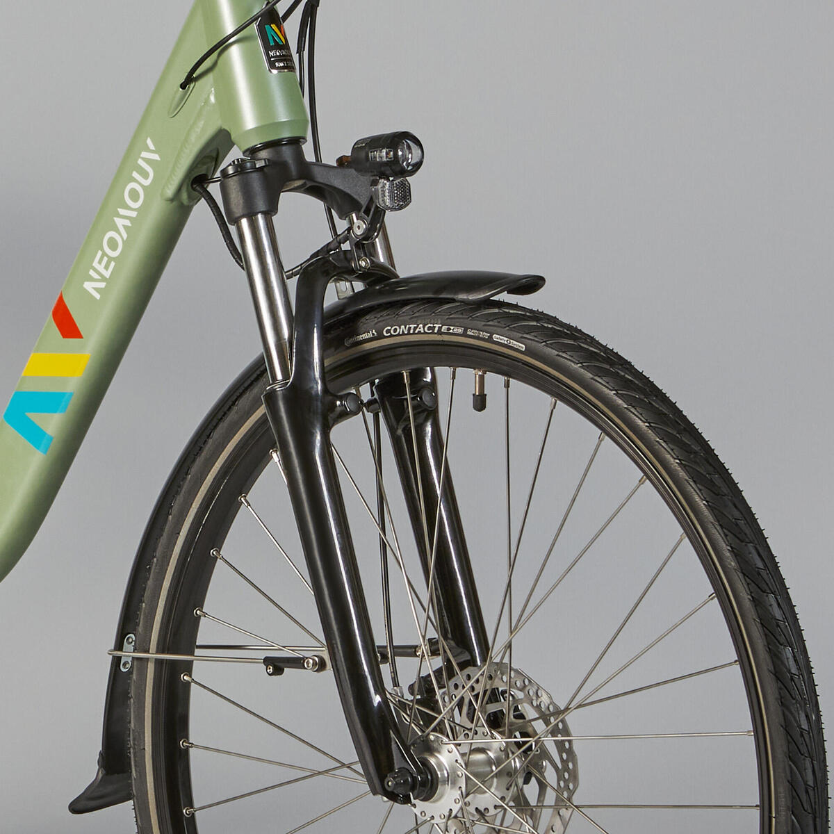 Vélo ville électrique NEOMOUV Allegria 2 Hydraulique N7 Vert