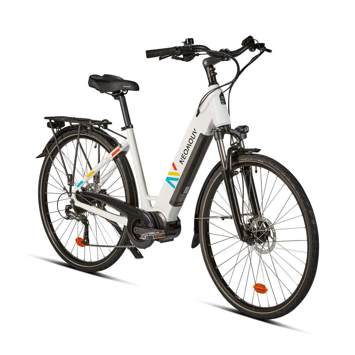 Vélo ville électrique NEOMOUV Ekia 2 Blanc