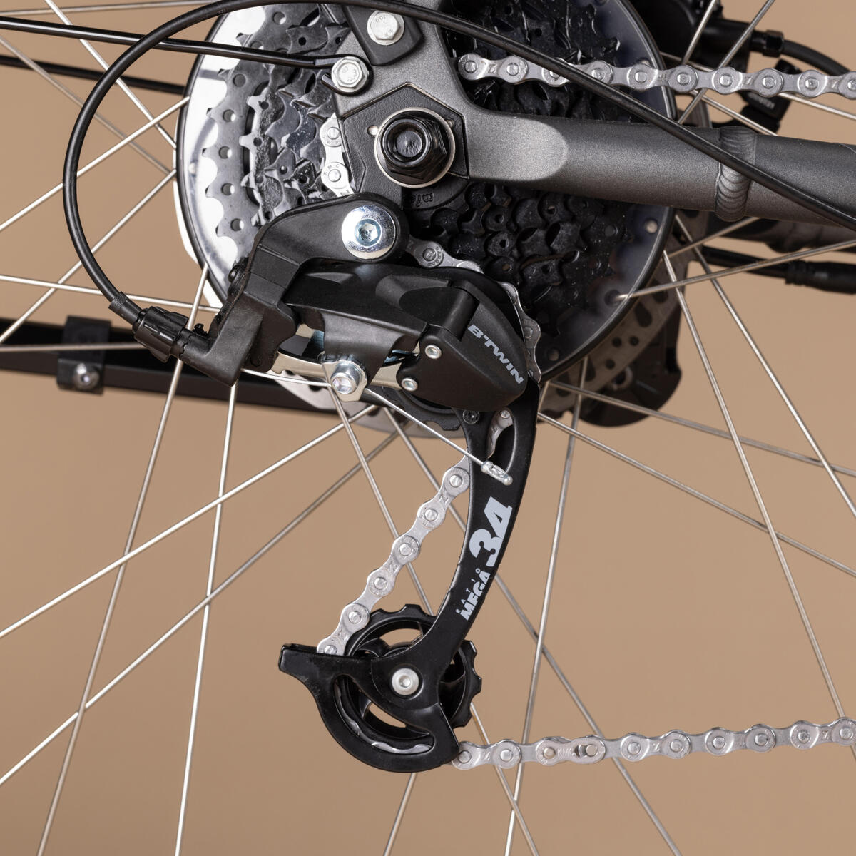 Vélo ville longue distance 500 ASSISTANCE ELECTRIQUE CADRE HAUT