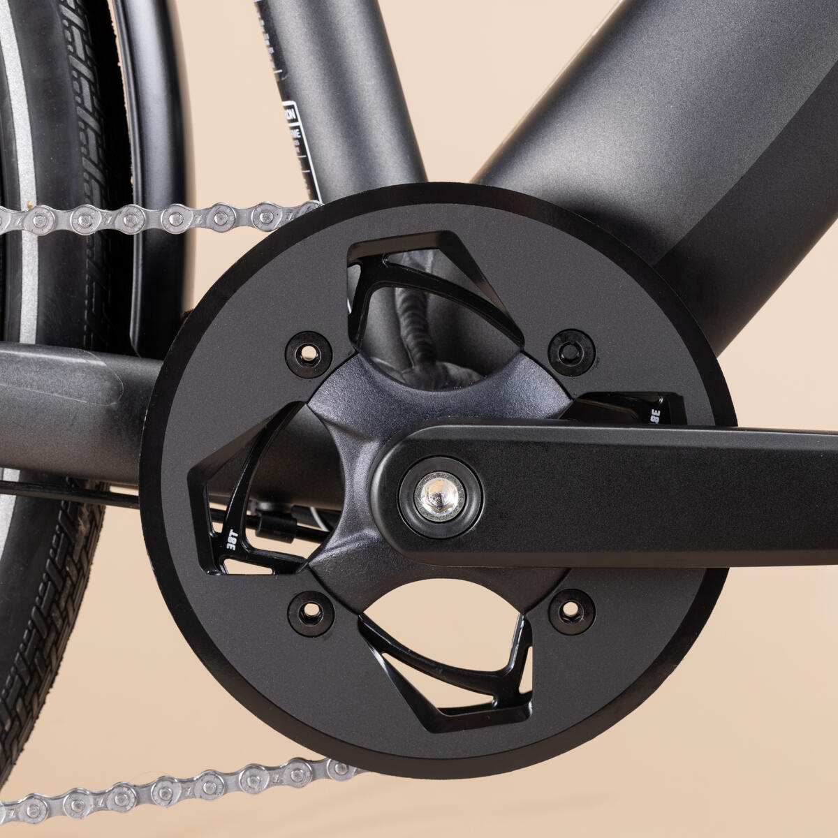 Vélo ville longue distance 500 ASSISTANCE ELECTRIQUE CADRE HAUT