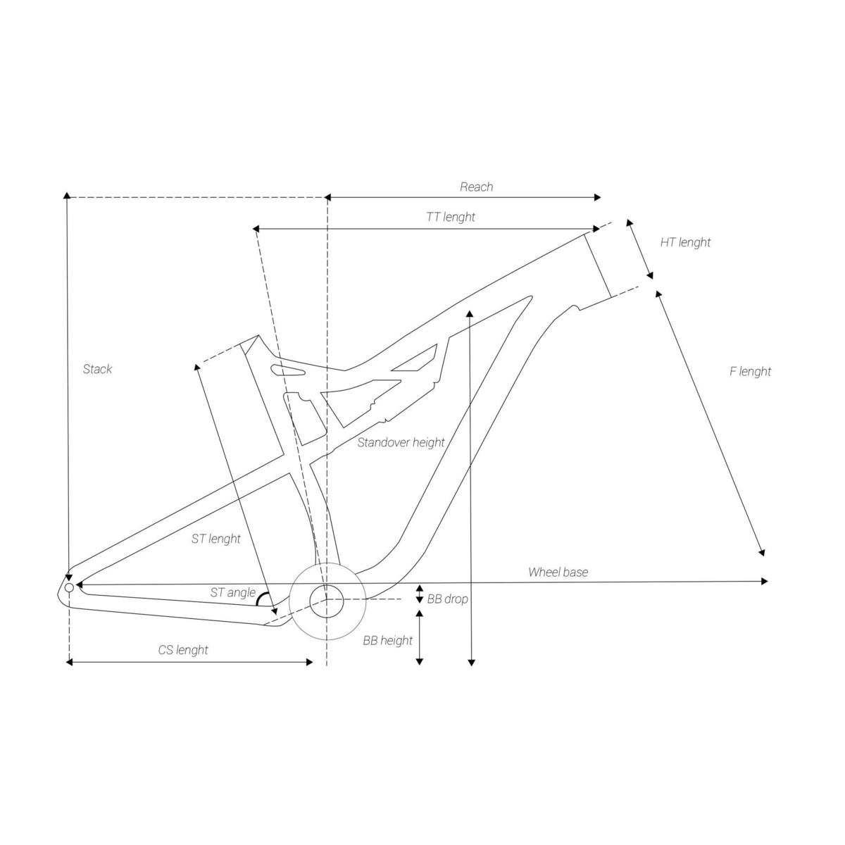 Vélo VTT CROSS COUNTRY RACE 100 S cadre aluminium Bleu