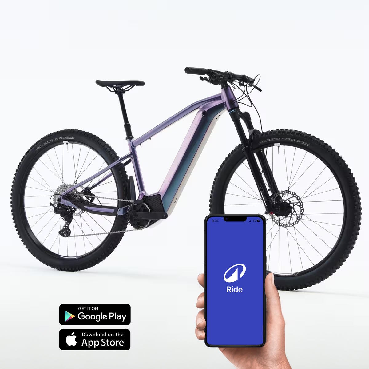 Vélo VTT électrique Randonnée E-EXPL 700 Violet irisé 29" - 630 Wh