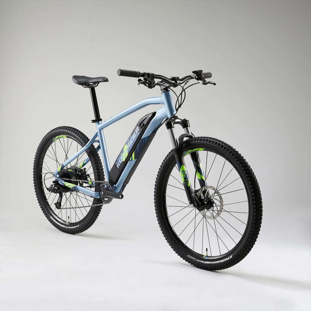 Vélo VTT électrique semi-rigide 27'5" E-ST 100 BLEU