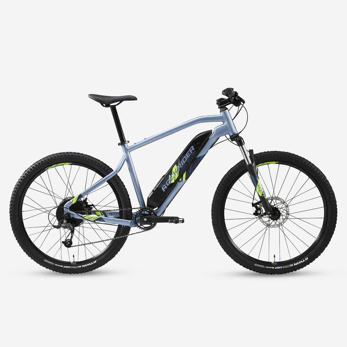 Vélo VTT électrique semi-rigide 27'5" E-ST 100 BLEU