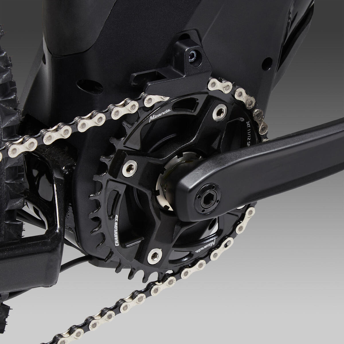 Vélo VTT électrique semi-rigide 27,5" E-ST520 Noir Violet